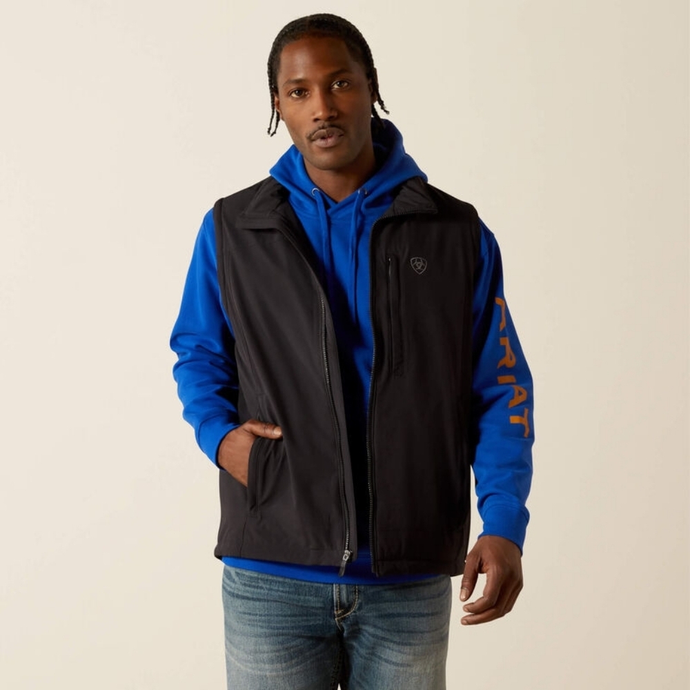 Ariat Men's Pioneer Stretchshell Black Vest